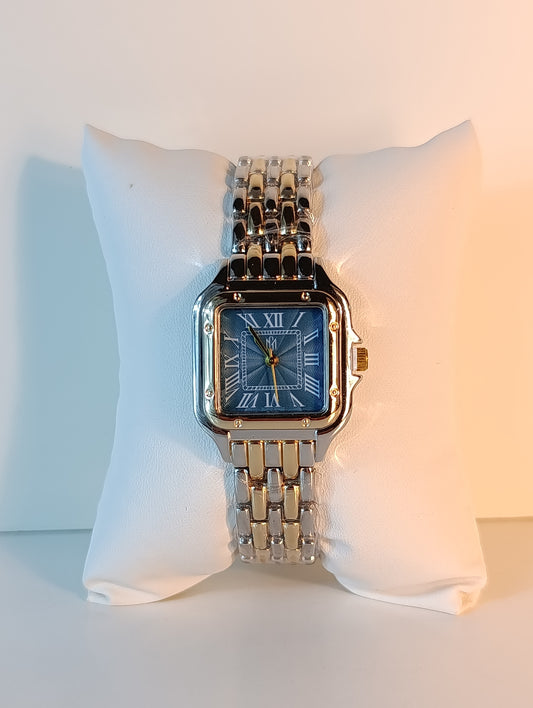 MONTRE BLUE CIELE STYLE CARTIER