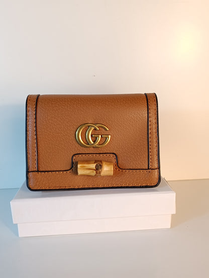 PORTEFRUILLLE GUCCI MARRON SAMPLE