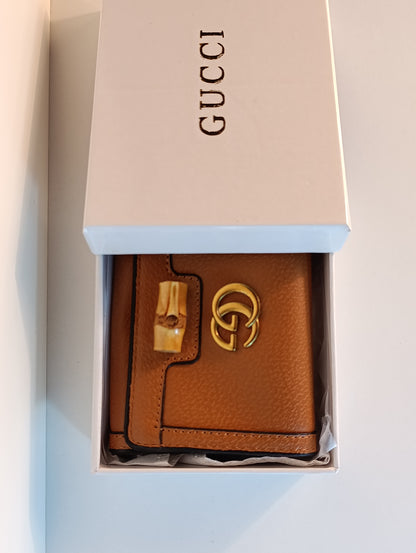 PORTEFRUILLLE GUCCI MARRON SAMPLE