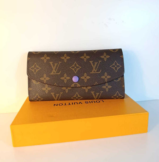 portefeuille LV couleur violet